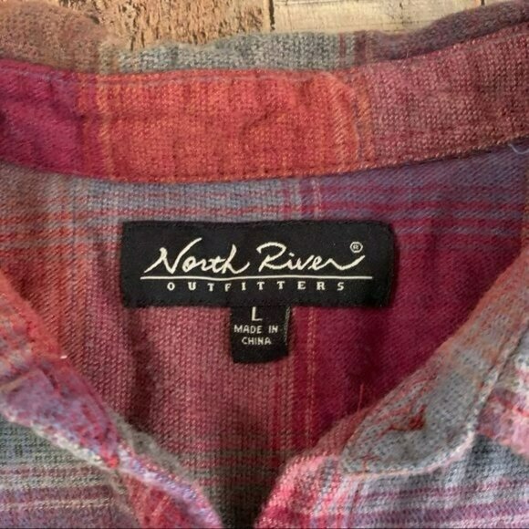 Plaid Button Down Shirt - Multicolor - Picture 2 of 5